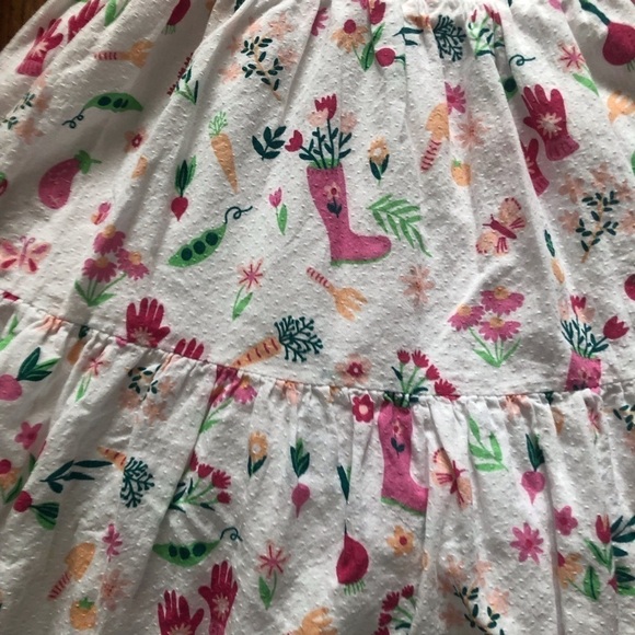 Sigrid Olsen Kids white spring garden dress in size 6 - Picture 3 of 7